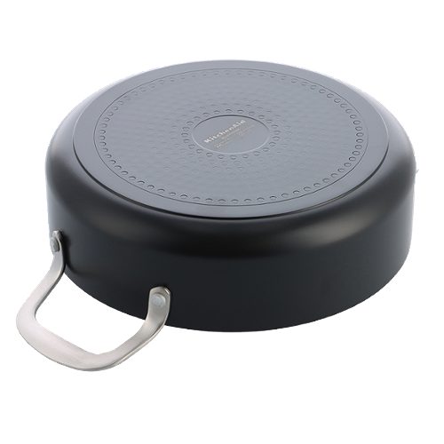 Produktbild von KitchenAid, Schmorpfanne 24 cm schwarz