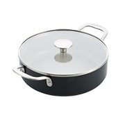 Schmorpfanne 24 cm schwarz