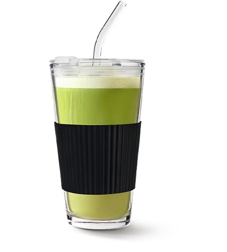 Produktbild von Kaffeebecher   inkl. Strohhalm, 