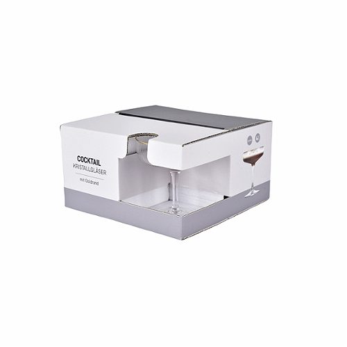 Produktbild von Metro, Cocktailglas 235ml 4er Set Goldrand