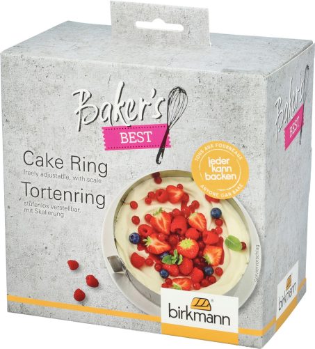 Produktbild von Birkmann, Tortenring Höhe 10cm DM 18-30cm