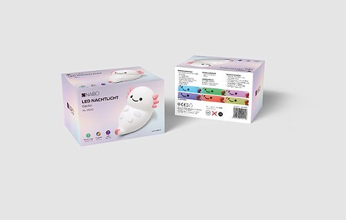 Produktbild von NABO, LED Nachtlicht Axolotl