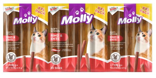 Produktbild von Molly, Soft-Sticks mit Rind & Ente 20 Stück