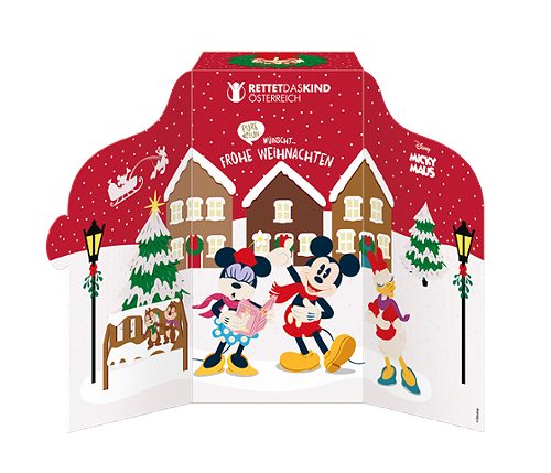 Produktbild von Pure & Fun Rettet das Kind, Bio Tee Adventkalender Micky Maus 24 Teebeutel