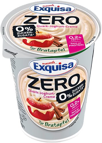 Produktbild von Exquisa Quark Genuss, Quark-Joghurt-Creme Bratapfel