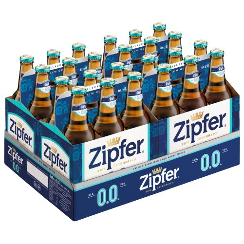 Produktbild von Zipfer, 0,0 alkoholfrei 6x0,33l