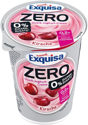 Produktbild von Exquisa Quark Genuss, Quark-Joghurt-Creme Kirsche