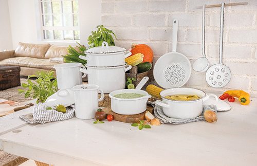 Produktbild von Riess, Deckel mit Chromrand 16 cm weiss