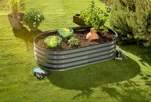 Produktbild von Esschert Design, Hochbeet Rund, aus Metall