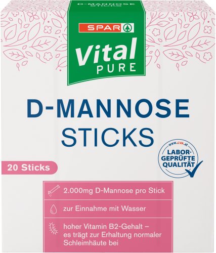 Produktbild von SPAR Vital PURE, D-Mannose 20 Sticks