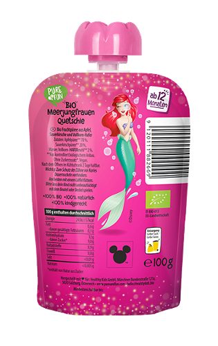 Produktbild von Pure & Fun Disney, Bio Meerjungfrauen Quetschie