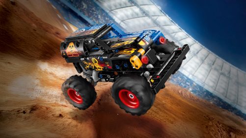 Produktbild von LEGO Technic, Monster Jam Grave Digger Feuer und Eis 42219
