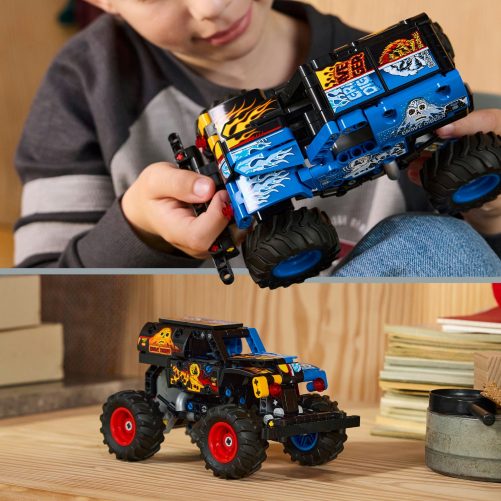Produktbild von LEGO Technic, Monster Jam Grave Digger Feuer und Eis 42219