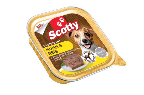 Produktbild von Scotty, Hundenahrung SENIOR mit Huhn & Reis
