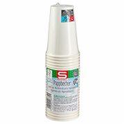 S-BU. Pappbe- cher 0,2l weiss