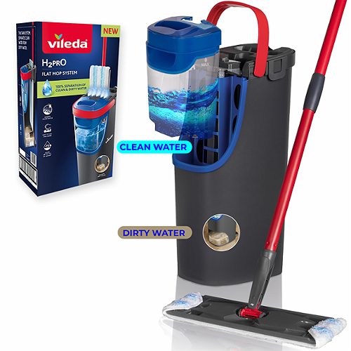 Produktbild von Vileda, H2 Pro Bodenwischer Set
