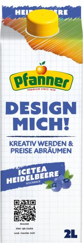Produktbild von Pfanner, Ice Tea Heidelbeer, Design mich