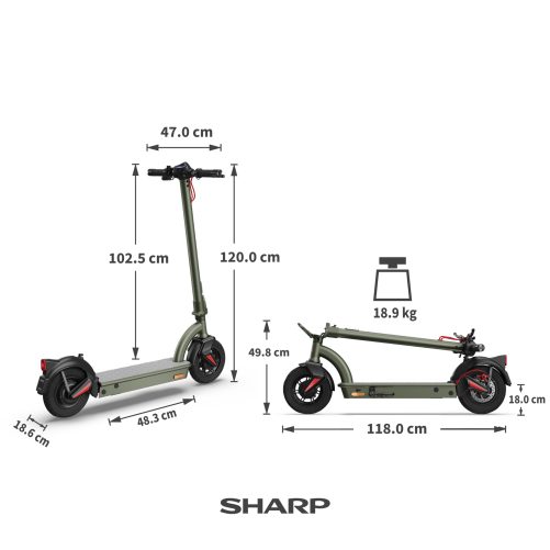 Produktbild von Sharp, E-Scooter mit Display