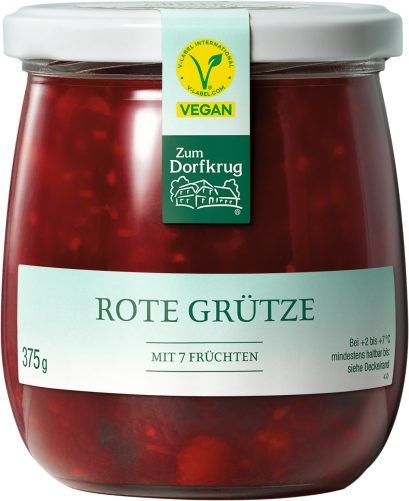 Produktbild von Zum Dorfkrug, Rote Grütze 375g