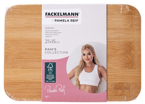 Produktbild von Pamela Reif, Schneidbrett 15x21 cm Bambus