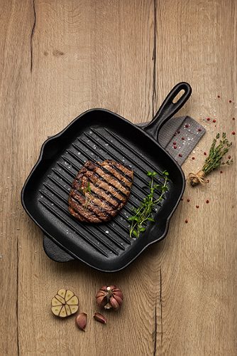 Produktbild von Tramontina, Gusseisen Grillpfanne eckig 27x27 cm