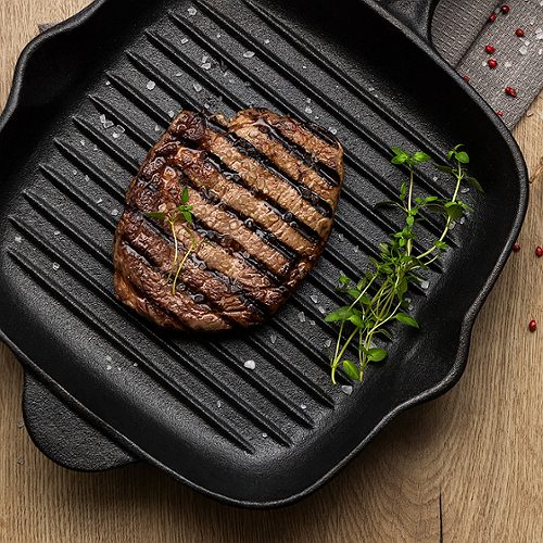 Produktbild von Tramontina, Gusseisen Grillpfanne eckig 27x27 cm