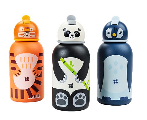 Produktbild von Waterdrop, Kindertrinkflasche 400ml Pinguin