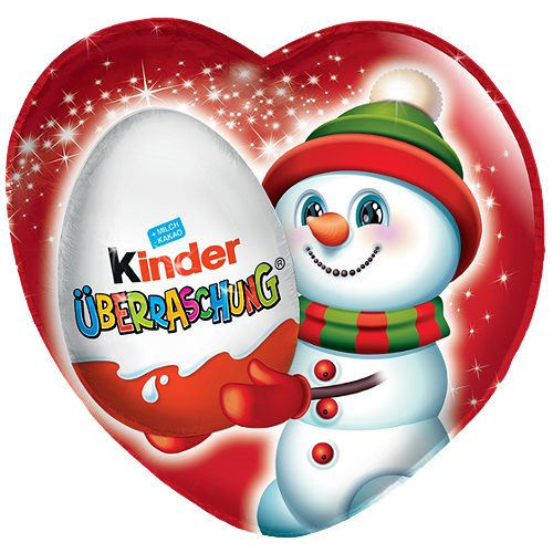 Produktbild von Ferrero Kinder, Hohlfigur mit Überraschung Weihnachten
