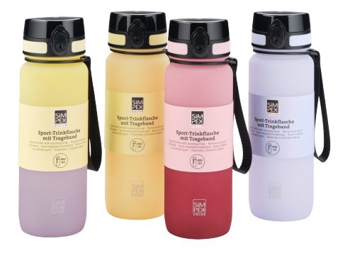 Produktbild von SIMPEX COLOR, Sporttrinkflasche 800ml blau/lila