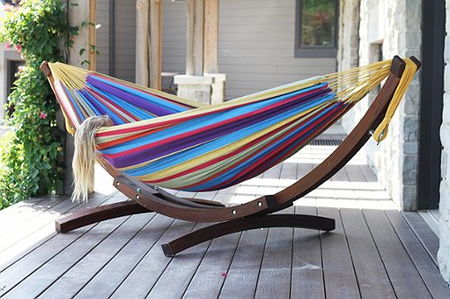 Produktbild von Vivere, Doppelhängematte aus Baumwolle tropical