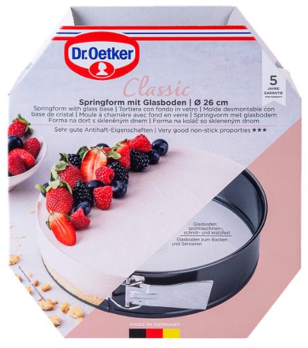 Produktbild von Dr. Oetker, Springform mit Glasboden 26cm