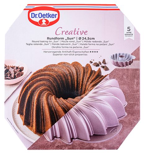 Produktbild von Dr. Oetker, Aluguss Rundform Sun 24cm