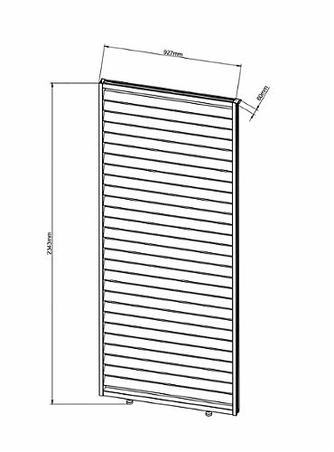 Produktbild von Lamellenwand fix f. Pergola ,