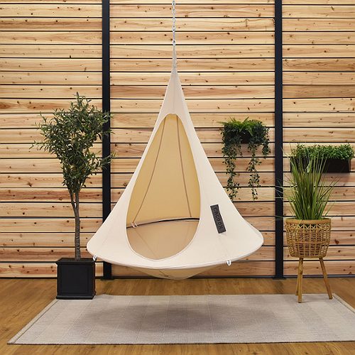 Produktbild von Vivere Cacoon, Hängesessel für Kinder Natur weiß