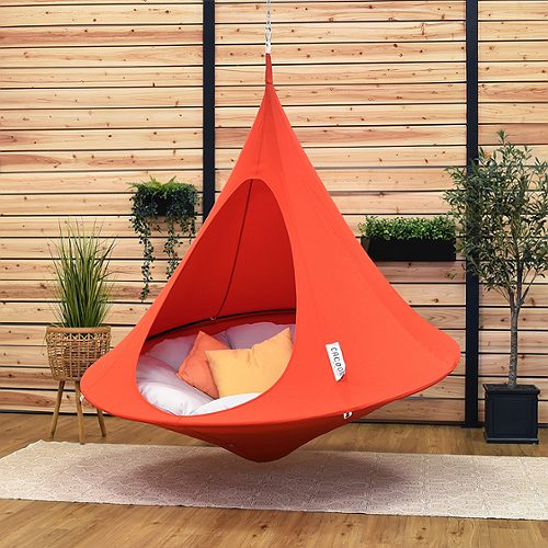 Produktbild von Vivere Cacoon, Hängestuhl Double Feuerrot