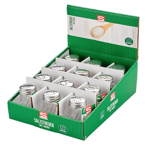 Produktbild von S-BUDGET, Salzstreuer Füllmenge 50ml mit Edelstahlkappe