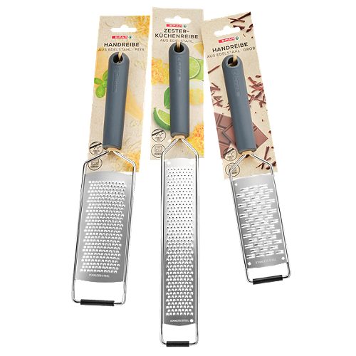 Produktbild von SPAR, Zesterrreibe 38 cm fein, Soft-Touch-Griff