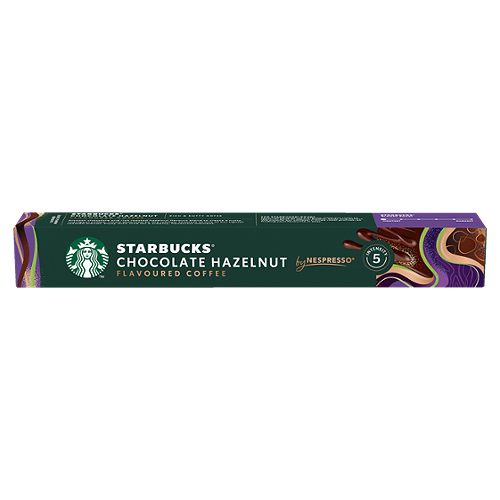 Produktbild von Starbucks by Nespresso, Chocolate Hazelnut Flavoured Coffee 10 Kapseln