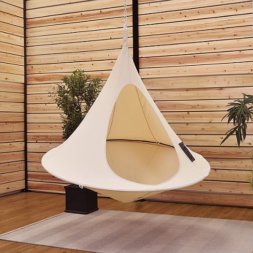 Produktbild von Vivere Cacoon, Hängesessel Single Natur weiß