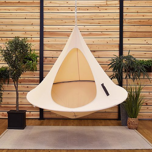 Produktbild von Vivere Cacoon, Hängesessel Single Natur weiß