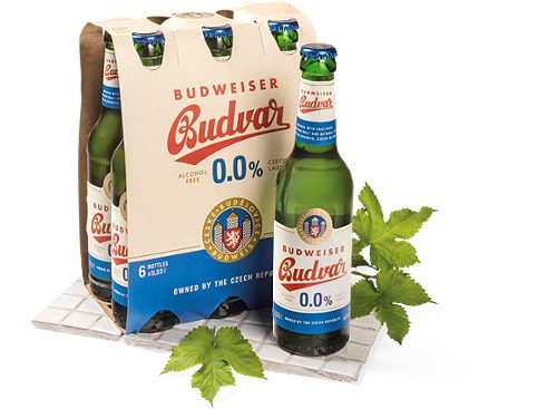 Produktbild von Budweiser Budvar, 0,0% alkoholfrei 6x0,33l