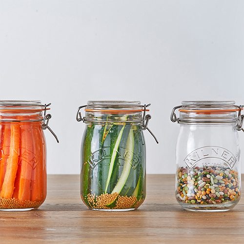 Kilner Einmachglas rund mit Buegelverschluss 1 Liter