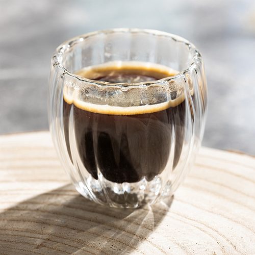 Produktbild von Espressoglas m.Rillen 4er 80ml, 