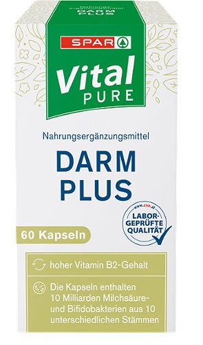 Produktbild von SPAR Vital PURE, Darm Plus 60 Kapseln