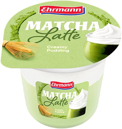 Produktbild von Ehrmann, Creamy Pudding Matcha Latte