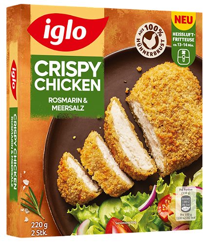 Produktbild von Iglo, Crispy Chicken Rosmarin 2 Stück