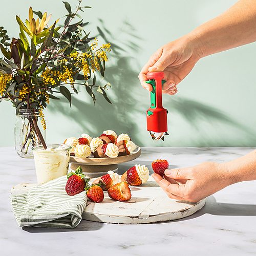 Produktbild von Dreamfarm, Hullapit 3-in-1 Edelstahlklinge