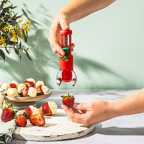Produktbild von Dreamfarm, Hullapit 3-in-1 Edelstahlklinge