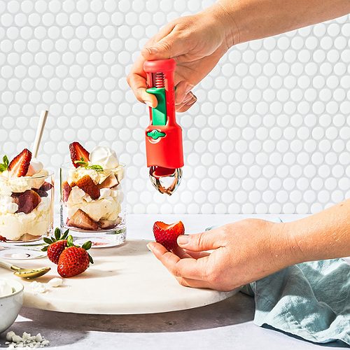 Produktbild von Dreamfarm, Hullapit 3-in-1 Edelstahlklinge