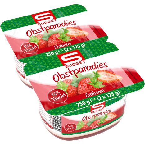 S-BUDGET Obstpara Erdb. 2x125g  GVE 8